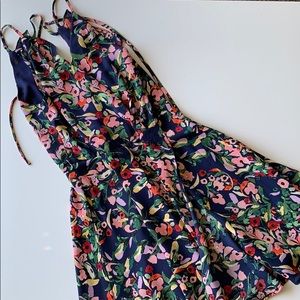 NWOT Blue Floral Print Dress from Lulus